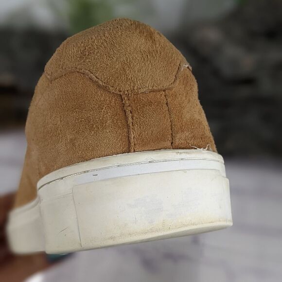 Banana Republic Suede Camel Sneakers - Picture 9 of 12